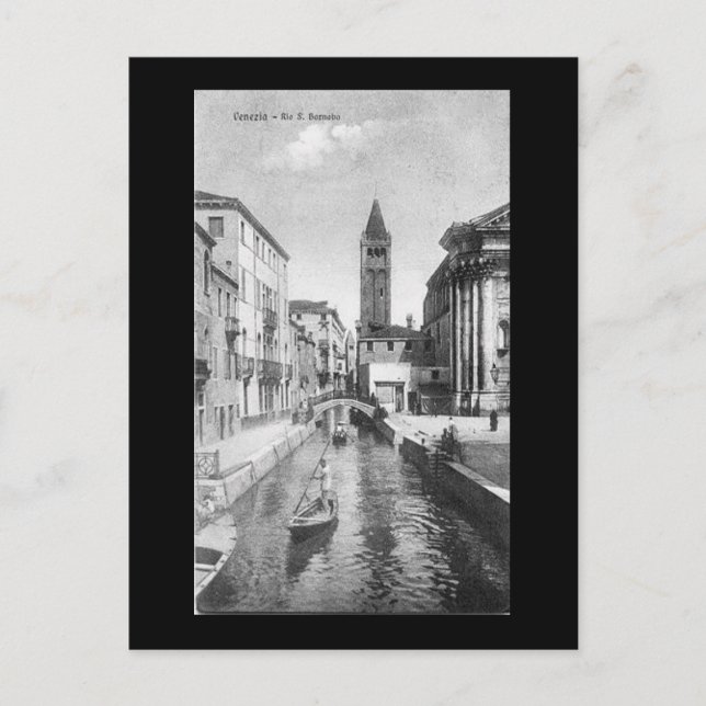 Antigua postal - Venecia, Italia (Anverso)