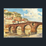 Antigua postal - Verona, Italia<br><div class="desc">La imagen de esta postal ha sido reproducida desde una postal antigua del Ponte della Pietra,  Verona,  Italia.</div>