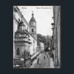 Antigua postal - Vilnius, Lituania<br><div class="desc">Esta postal es una reproducción de una postal vintage de Vilnius,  Lituania.</div>