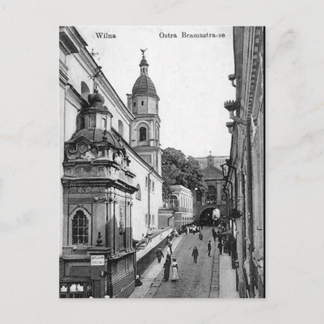 Antigua postal - Vilnius, Lituania (Anverso)