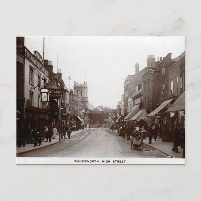Antigua postal - Wandsworth High St., Londres (Anverso)