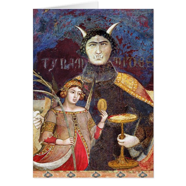 ANTIGUA RENAISSANCE TAROT 15/ DEVIL Detalle de la  (Frente)