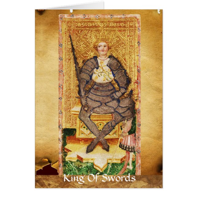 ANTIGUA RENAISSANCE TAROT/KING Y REINA DE ESPADOS (Frente)