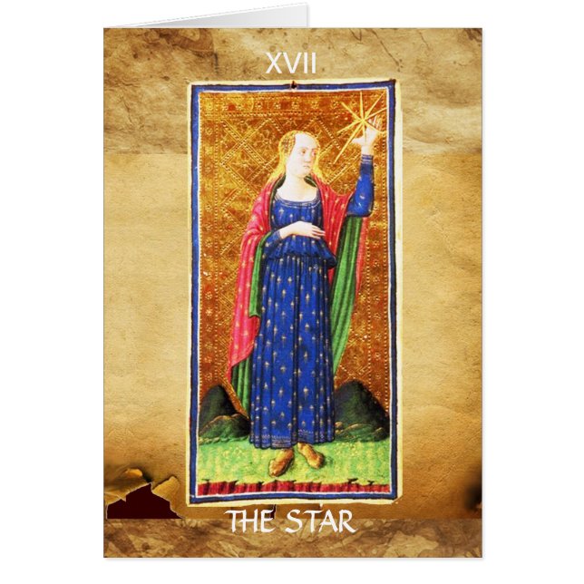 ANTIGUA RENAISSANCE TAROTS 17 / LA ESTRELLA (Frente)