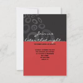 ANTIGUA tarjeta Fiesta Bat Mitzvah TREE Bar