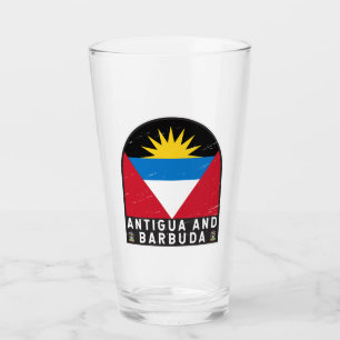 Antigua y Barbuda Bandera Emblem Molestias Vintage
