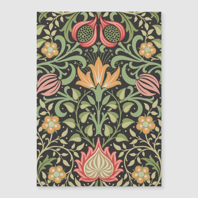 Antigüedad floral persa William Morris (Anverso)