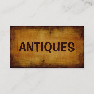 Antigüedades Tarjeta de Negocios
