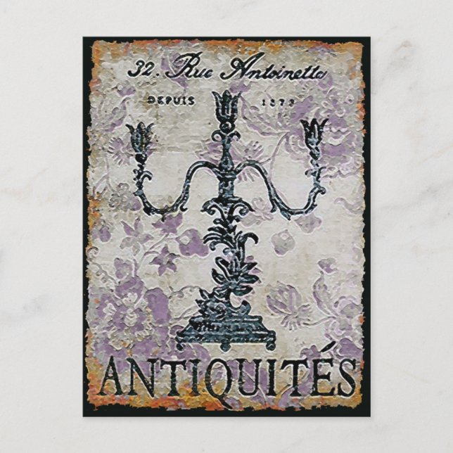Antigüedades ~ Tarjeta postal (Anverso)