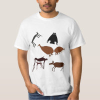Antiguo arte tribal terrestre - Camiseta de animal