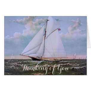 Antiguo barco de vela esquisto barco de vela Océan