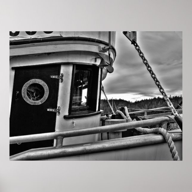 Antiguo barco pesquero Forecabin - Impresiones Bel (Frente)