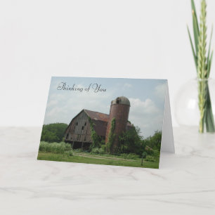 Antiguo Barn pensando en tu tarjeta de felicitació