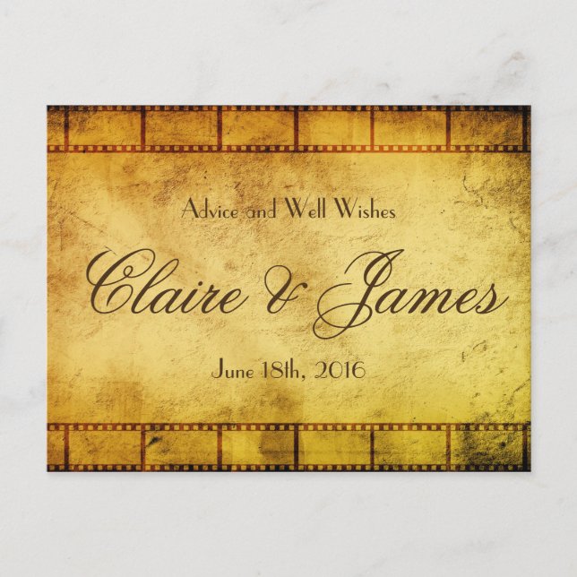 Antiguo consejo de Boda de cine (Anverso)