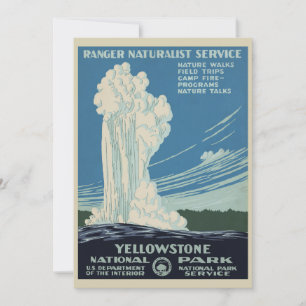 Antiguo creyente en el Parque Nacional Yellowstone
