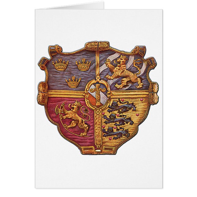 Antiguo Escudo de Armas de Suecia (Frente)