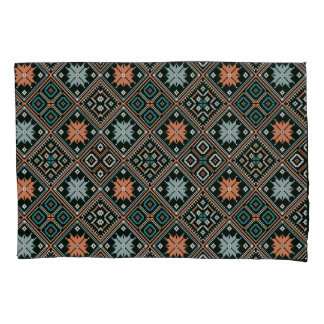 Antiguo funda de almohada de impresión de batik