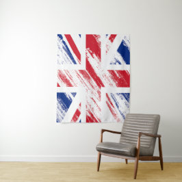Antiguo Grunge Vintage Tapiz de la bandera del Rei