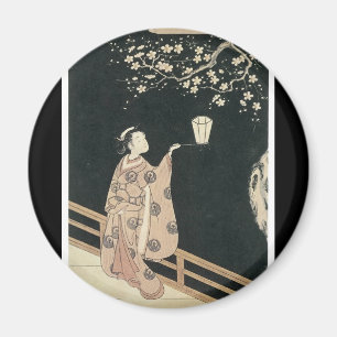 Antiguo imán de arte japonés