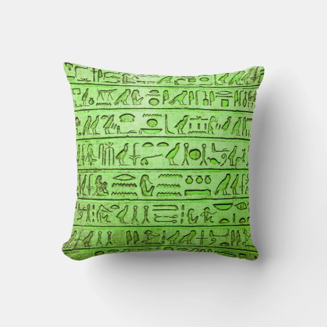 Antiguo jeroglífico egipcio: Almohada de la Plaza  (Anverso)