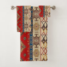 Antiguo Kilim Turco Azul Rojo Vintage
