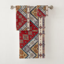Antiguo Kilim Turco Rojo Beige Vintage