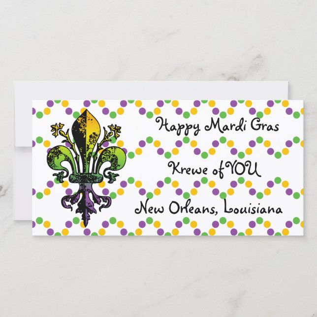 Antiguo Mardi Gras Fleur (Anverso)