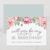 Antiguo Peony | ¿Serás Mi Tarjeta De Novias Jr?