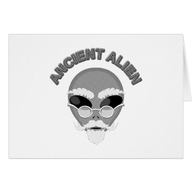 Antiguo periódico Alien Head (Anverso (Horizontal))