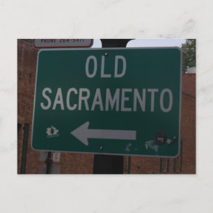 Antiguo postal de Sacramento