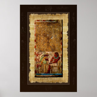 Antiguo Poster de arte Stela de Egipto