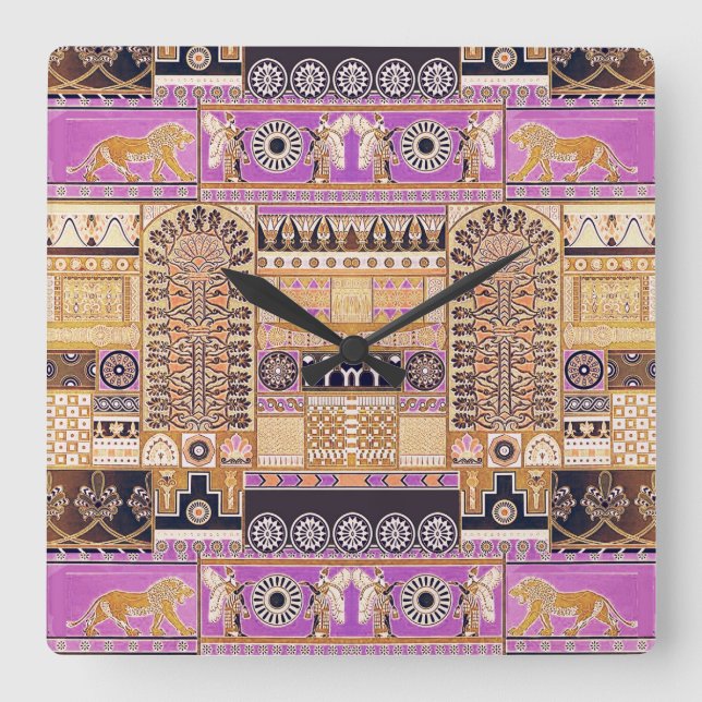 Antiguo reloj de pared de Asiria (Anverso)