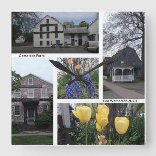 Antiguo reloj de pared de ferretería de Wethersfie