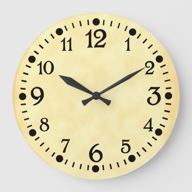 Antiguo reloj de pared retro de máquina de escribi (Anverso)