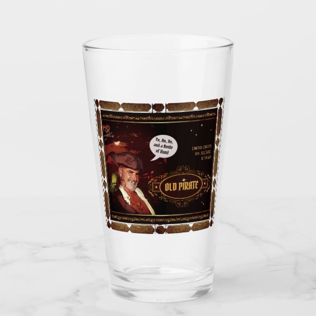 Antiguo Rum Pirata (personalizable de texto) (Anverso)
