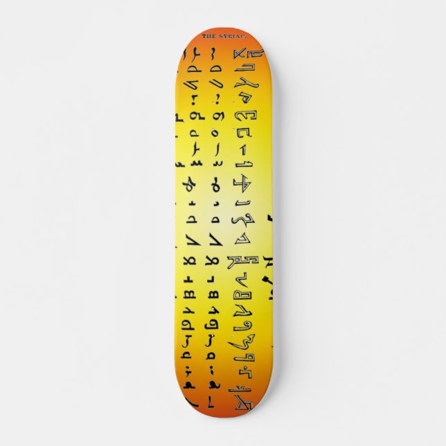 Antiguo Skateboard de Alpes de Siria (Anverso )