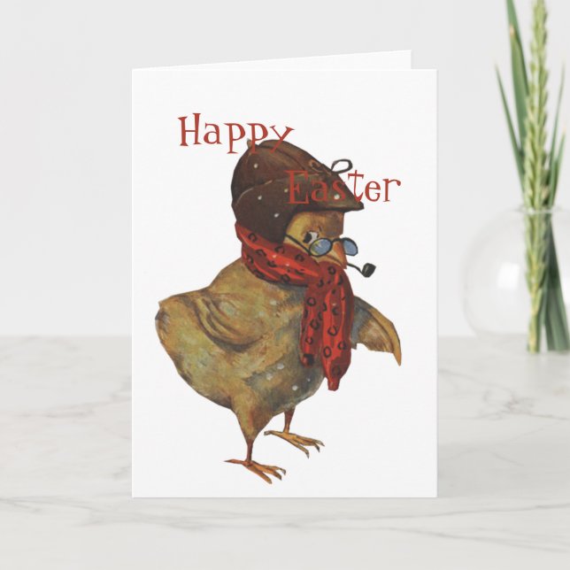 Antiguo Tarjeta de Pascua (Anverso)