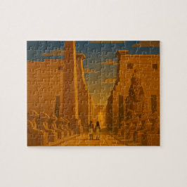 Antiguo templo egipcio Mystique Puzzle Gold