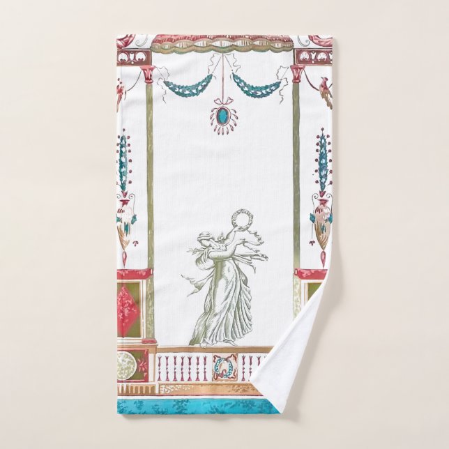 Antiguo Vintage Luis XV Floral Real (Toalla de mano)