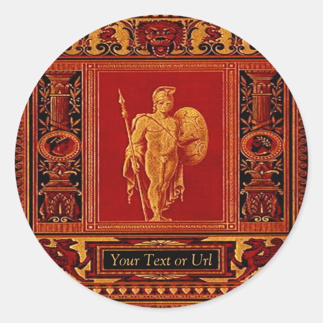 Antiguos Pegatinas de soldados romanos (Anverso)