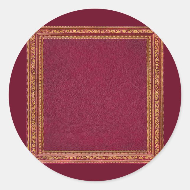 Antiguos Pegatinas Rojos (Anverso)