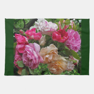 Antiguos Rosas de moda toallas de cocina
