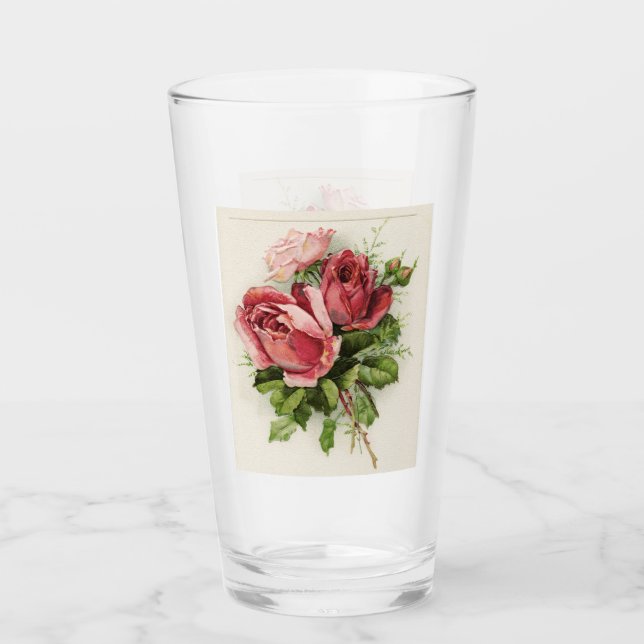Antiguos Rosas florales de época (Anverso)