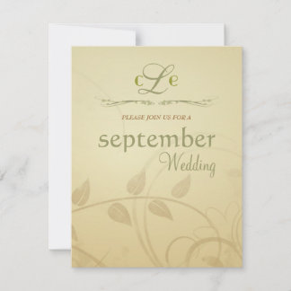 Antiguos Wisps de Otoño - Invitaciones a la boda d