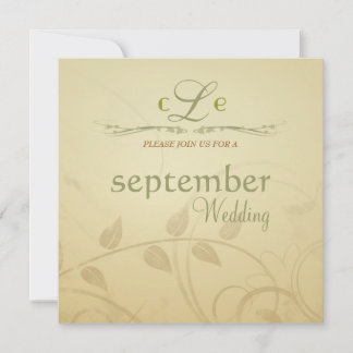 Antiguos Wisps de Otoño - Invitaciones de Boda Cua
