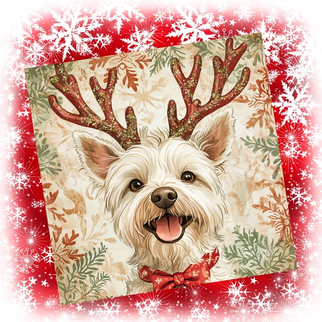 Antílope de Navidad para Westie (Subido por el creador)