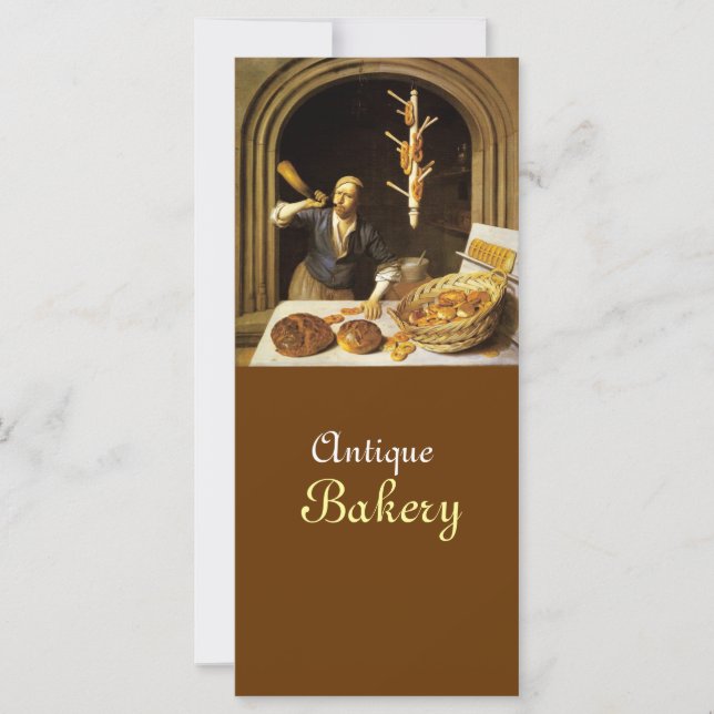 ANTIQUE OVEN BAKER ,BAKERY BREAD TIENDA (Anverso)