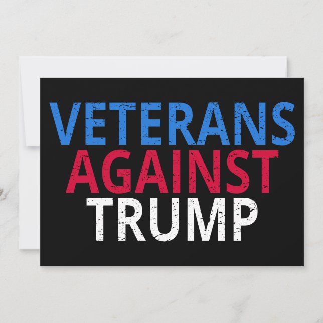 AntiTrump - Veteranos contra Trump (Anverso)