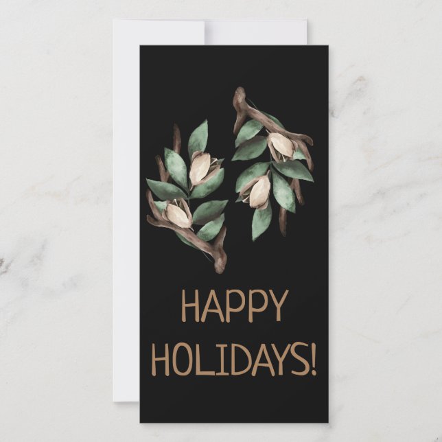 Antler con postal de rama verde (Anverso)