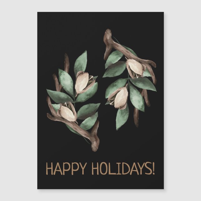 Antler con postal de rama verde (Anverso)